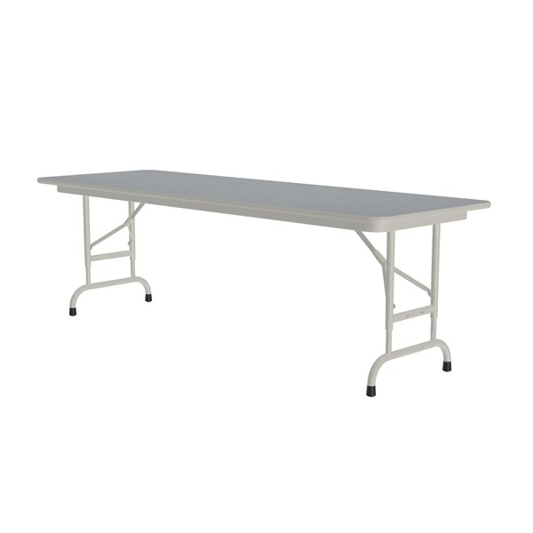 CFA Adjustable TFL Folding Tables 24x72 Gray Granite